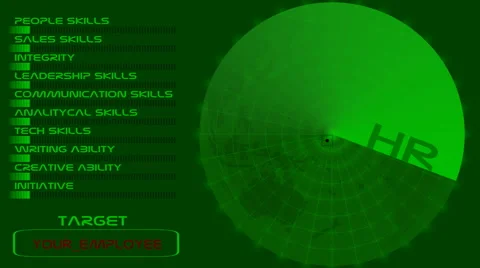 HR radar. Stock Footage 42179129