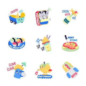HR recruitment elements illustrating workplace hiring Stock Illustration