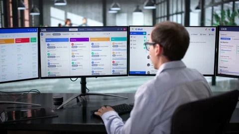 HR Staffing And Interview Management Software Stock Footage 326053706