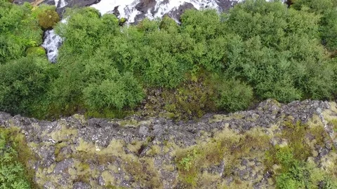 Hraunfossar waterfall Stock Footage 77351495