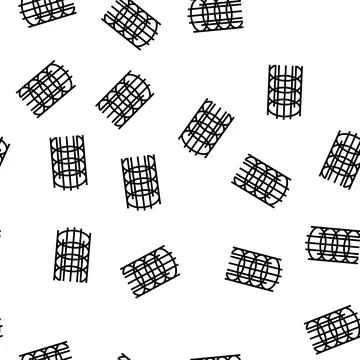 Hrb500 rebar vector seamless pattern Stock Illustration