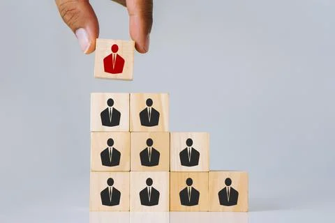 HR,human resources technology.Human resource manager choose the perfect emp.. Stock Photos