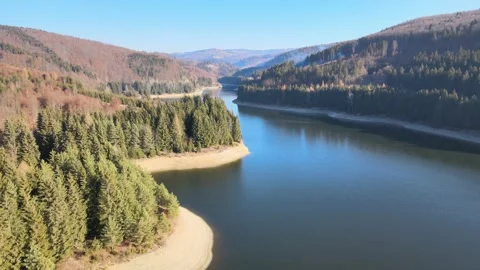 Hrinova lake Stock Footage 166076869