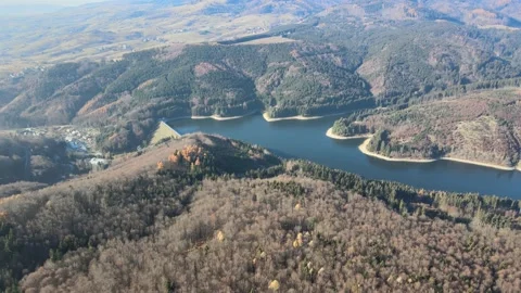 Hrinova Lake Stock Footage 166076893