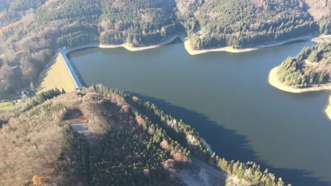 Hrinova Lake Stock Footage 166076934