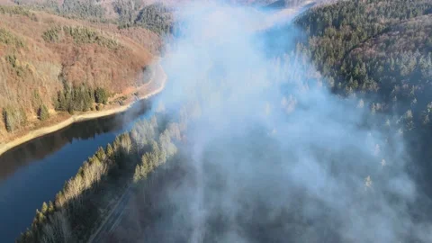 Hrinova Lake Stock Footage 166076965