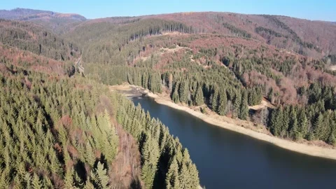 Hrinova Lake Stock Footage 166077014