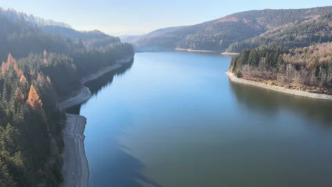 Hrinova lake Stock Footage 166077074