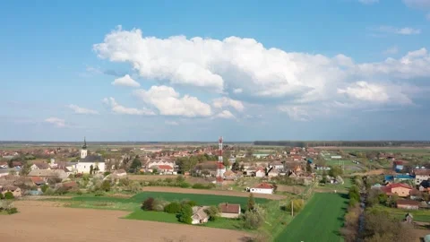Hrtkovci Hyper Lapse Time Lapse Video stock 188345830