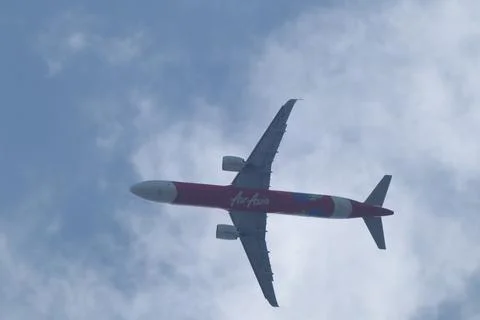 HS-EAB Airbus A321-100 of Thai Airasia. Stock Photos