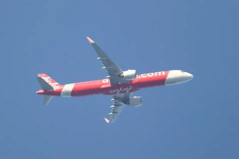 HS-EAC  Airbus A321-100 of Thai Airasia. Stock Photos