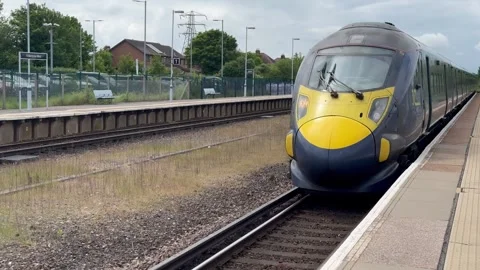 HS1 express train Stock Footage 276571939