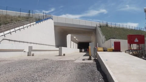 HS2 'green' tunnel unveiled Stock-Footage 338351990