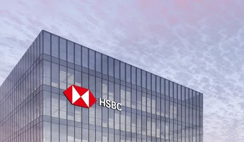 HSBC Bank Stockillustratie
