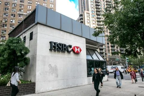 HSBC branch Foto stock