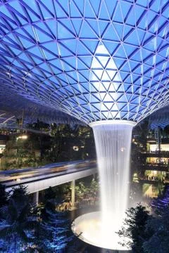 The HSBC Rain Vortex Stock Photos