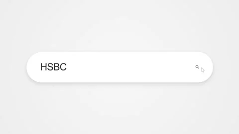 HSBC Search - Search Bar Screen Vídeos de archivo 344027798