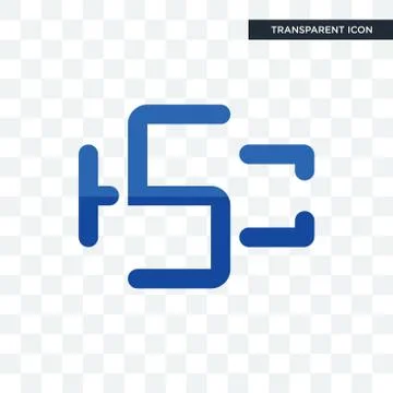 Hsc vector icon isolated on transparent background, hsc logo design Stock Illustration