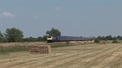 HST at Shrivenham Stock Footage 45599784