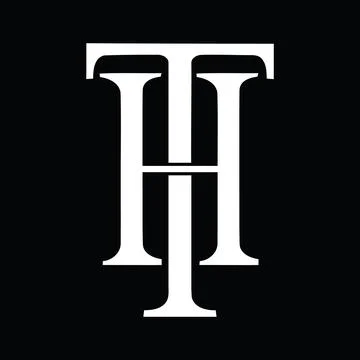 HT-letter--logo Stock Illustration