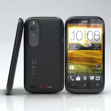 HTC Desire V Black 3D Model