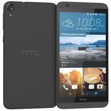HTC One E9s dual sim Meteor Gray 3D Model