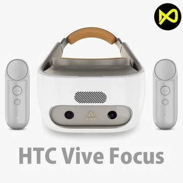 HTC Vive Focus White Set 3D Model