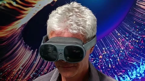 HTC Vive XR Elite - Slow Motion Part01 Stock Footage 240904544