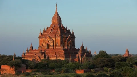 Htilominlo Temple, Bagan, Myanmar Stock Footage 102632818