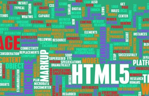 Html 5 Stock Illustration