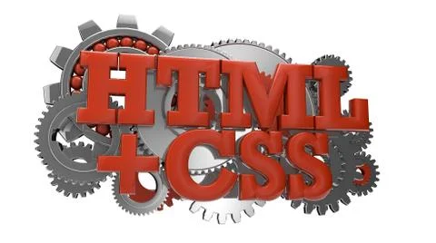 Html and css Stock Illustration