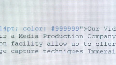 HTML and website code construction Stock Footage 46433295