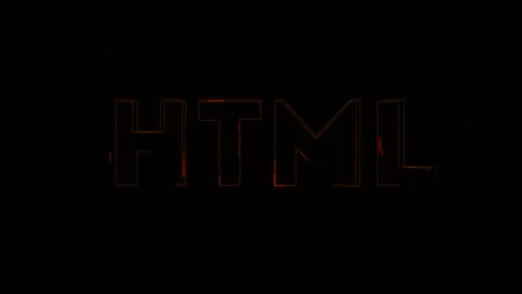 HTML Animation Text + Alpha Channel Stock Footage 131319121