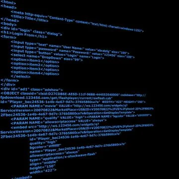 HTML Background Stock-Illustration