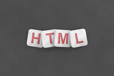 HTML banner design. 3D background. Stock Illustration