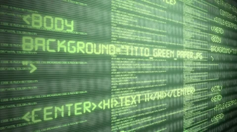 Html Code background Vídeo Stock 7759620
