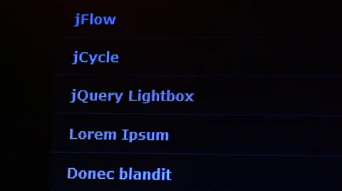 HTML Code Stock Footage 27512412