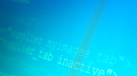 HTML Code Stock Footage 27814937