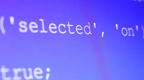 HTML Code Stock Footage 27815324