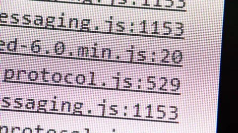 HTML Code Stock Footage 34428189