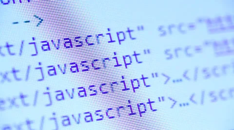 HTML Code Stock Footage 34434682