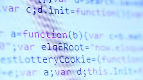 HTML Code Stock Footage 34435744