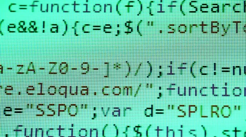HTML Code Stock Footage 34469624