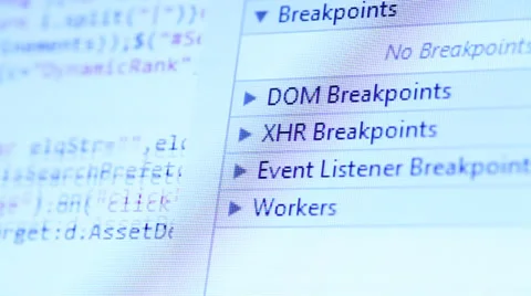 HTML Code Stock Footage 34475116