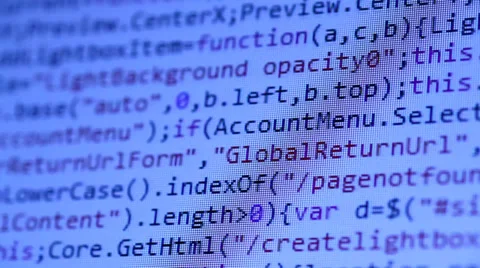 HTML Code Stock Footage 34476426