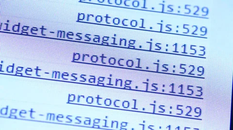 HTML Code Stock Footage 34479220