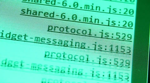 HTML Code Stock Footage 34480013