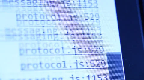 HTML Code Stock Footage 34480996