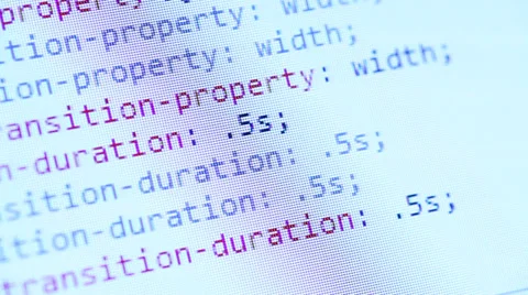 HTML Code Stock Footage 34481566