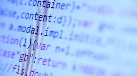 HTML Code Stock Footage 34483385